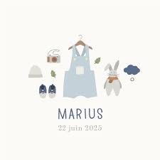 Plus de 500 produits pas cher pour homme, femme. Faire Part Moderne Avec De Jolis Dessins De Vetements Pour Bebe