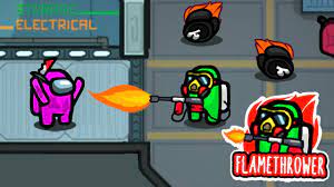 Flamethrower Imposter Mod In Among Us Youtube