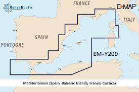 Spanien steht für kulturelle vielfalt und eine facettenreiche landschaft. C Map Discover Mittelmeer West Spanien Balearen Frankreich Korsika Em Y200