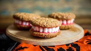 Dracula S Dentures Cookies Recipe Dessert Recipes Desserts Halloween Desserts Easy
