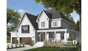 We specialize in small, farmhouse, southern, craftsman, traditional, and farm style family house plans. House Plan 4 Bedrooms 2 5 Bathrooms Garage 3423 Drummond House Plans