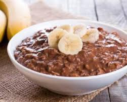 Recette De Porridge Au Chocolat Recette Recette Porridge Recette Gateau Vegan Recette Proteinee