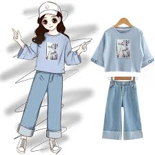 / cлушайте онлайн и cкачивайте песню pemberangkatan cuti bersama hari. Bersih Fashion Merah Gambar Kartun Gadis Pakaian Pakaian Set Remaja Gadis Putih Biru Kaus Dan Celana Jeans Cocok Untuk Gadis Pakaian Natal Set Pakaian Aliexpress