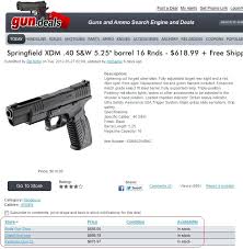 New Features On Gun Deals Price Comparison Browser