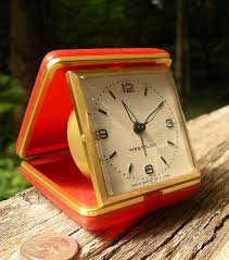 Check out our folding travel clock selection for the very best in unique or custom, handmade pieces from our clocks shops. Vintage Westclox Travel Alarm Clock Red Wind Up Time Piece Etsy Travel Alarm Clock Clock Alarm Clock