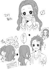 ひのこ on twitter 禰豆子もまだまだ甘えたい 面白いイラスト きめつのやいば イラスト イラスト