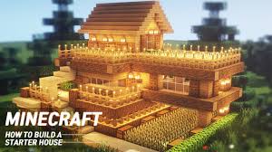 These minecraft house ideas will give you the inspiration to make the cute minecraft house of your looking for some minecraft house ideas to inspire your next project? Easy Minecraft Starter House Tutorial How To Build In Minecraft Youtube