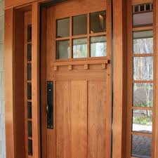 Craftsman Door With A Teak Stain Door Crafts Craftsman Style Craftsman Front Doors Craftsman Style Doors Craftsman Exterior Door