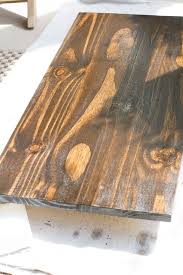 How To Stain Finish And Seal Wood An Easy Tutorial Staining Wood Staining Furniture Diy Wood Shelves