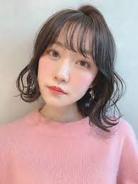 可愛い前髪のつくり方 自分で可愛いを手に入れる hair デジタルパーマ パーマ ブラントカット ボブ