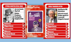 Great for parties, stag and hen nights custom trump cards will really impress your mates! Top Trumps Style Paedophile Card Game Condemned For Rating Infamous British Child Sex Attackers Daily Mail Online