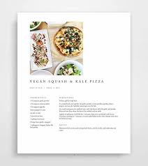Printable Recipe Binder Kit Printable Recipe Books Recipe Etsy Food Printables Cookbook Template Recipes