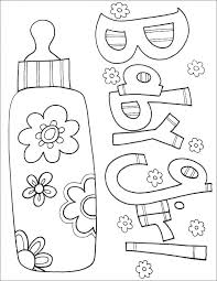 Tekeningen makkelijk mooi 24 inspirerend kleurplaat regenlaarzen pertaining to hond tekening makkelijk. Baby Girl Baby Shower Coloring Pages Novocom Top