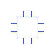 Square Table Sizes Dimensions Drawings Dimensions Guide