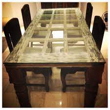 Counter height, glass, modern, and round dining table styles. Dining Table Made Of An Old Door So Cool Door Dining Table Old Door Tables Diy Dining