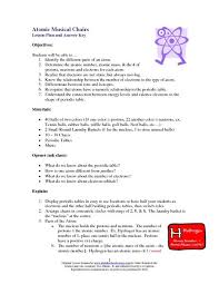 Atomic Musical Chairs 5th 8th Grade Lesson Plan Lesson Planet How To Plan Lesson