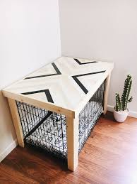 Turn Your Dog Kennel Into A Trendy Table What Do You Need To Build A Dog Kennel Plans For Dog Kennels And Runs Diy Hundezimmer Hund Diy Hund Kisten Mobel