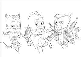 Coloriage super heros a imprimer of de pyjamasque new. Coloriage Pyjamasque A Imprimer
