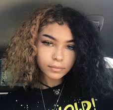 Insta Blacke Homie Aesthetic Hair Half Dyed Hair Split Dyed Hair