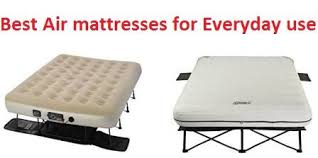 Air mattress commonly used during camping, but for recent years, it is commercially used for thousand of the household since it's far more comfortable than the regular. Top 15 Best Air Mattresses For Everyday Use In 2018 Ultimate Guide Air Mattresses Mattress Folding Bed Frame