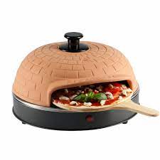 Ansicht und herunterladen emerio pizzarette bedienungsanleitung online. Pizza Ofen Pizzarette Fur 6 Personen Emerio Po115848 Terrakotta Mini Pizza Maker Ebay