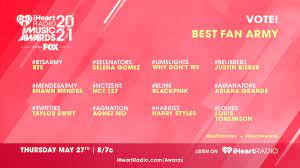 But is he the night's biggest winner? Iheartradio On Twitter Here Are Your Nominees For Bestfanarmy At The 2021 Iheartawards Vote Using The Appropriate Hashtags Or On Https T Co Apueslpaiw Https T Co Deztegpfly