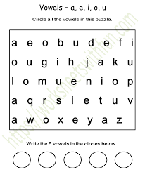 Downloadable free printable worksheets for kindergarten, identify and circle alphabet worksheets, find and circle the alphabet worksheet for kindergarten. English Preschool Vowel Sound Worksheet 10 Circle The Vowels