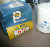 Preferred PF25 Oil Filter Chevy Buick Oldsmobile Pontiac Studebaker NOS  Vintage
