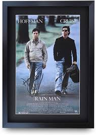 Rain man poster movie poster vintage barry levinson barry morrow ronald bass dustin hoffman tom cruise valeria golino drama 1980 27 x 41 original us one at the movies. Hwc Trading A3 Fr Rain Man Movie Poster Tom Cruise Dustin Hoffman Signed Gift Framed A3 Printed Autograph Film Gifts Print Photo Picture Display Amazon Co Uk Kitchen Home