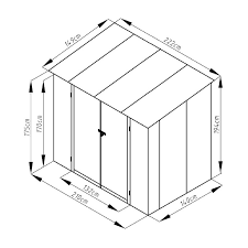 Besoin d'une tondeuse, mobilier de jardin, et bien plus encore pour votre jardin. Abri En Metal Monopente 3 17m Imitation Bois Vieilli