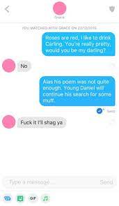 May 11, 2021 · hilarious and funny pick up lines for tinder in 2020; 60 Best Tinder Pickup Lines For Guys Girls Datingxp Co
