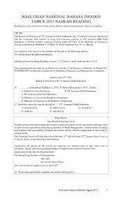 We did not find results for: Soal Ujian Nasional Bahasa Inggris Tahun 2013 Naskah Reading