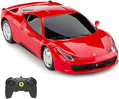 Dazzling to behold and lightning quick off the line, the sf90 stradale is a hybrid hypercar that's both electrified and electrifying. Amazon Com Rastar Ferrari Remote Control Car 1 24 Scale Ferrari 458 Italia Model Car Red Ferrari Toy Car Toys Games