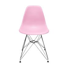 Set Of 2 Aeon Paris Molded Plastic Chair Pink Molded Plastic Chairs Plastic Dining Chairs Pink Dining Chairs