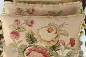 French antiques, french country style decor page 2. A Pair Shabby Pink Chic Aubusson Cottage Pillow French Decorative Cushion Wool Home Decor Pillows Home Garden