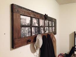 Great Coat Rack Idea This Wonderful Rustic French Door Came From An Architectural Salvage The Hooks Are Doors Repurposed Diy Coat Rack Repurposed Furniture