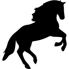 Horse Jumping Silhouette Free Icon Horse Silhouette Silhouette Images Horse Stencil