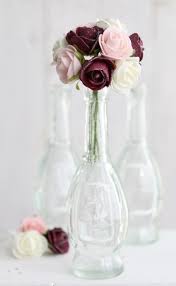 Botella De Cristal Pequena Detalles De Bodas Floreros De Cristal Decoracion De Floristeria Tarros De Cristal