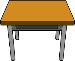 Student Desk Clip Art Life Table Student Desks Anime Drawings For Beginners