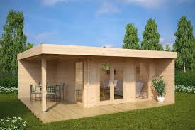Modern Summer House Hansa Lounge Xl With Veranda 14 5m 44mm 6 X 5 M Summer House 24 Summer House Garden Summer House Design Summer House