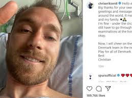 Christian eriksen was spotted out and about with his girlfriend and their young daughter for the first time since being released from hospital following his cardiac arrest. Danish Football Star Christian Eriksen Sends Hospital Message 3 Days After Suffering Cardiac Arrest During Game