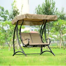 2 Person Patio Garden Swing Outdoor Hammock Hanging Chair Bench With Canopy Hanging Chair Outdoor Swing Chair Garden Patio Swing