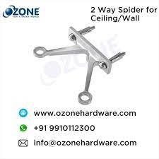 2 Way Spider For Ceiling Wall Spider Canopy Fittings With Fin Spiders Glass Spider Fitting Hardware And Accessories Manufacturer Of Ceiling Wall Spider