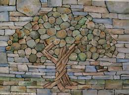 Stone wall art for outdoors. 20 Magnificent Outdoor Stone Walls That Will Beautify Your Garden Pebble Mosaic Pebble Art Outdoor Stone