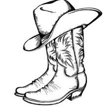 Cowboy Boots And Hat Coloring Pages Kids Play Color Cowboy Boots Drawing Cowboy Tattoos Cowboy Boot Tattoo