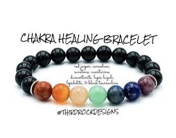 Chakra Healing Bracelet In 2020 Crystal Healing Bracelets Chakra Bracelet Beaded Bracelets