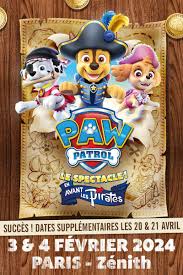 Pat Patrouille Le Spectacle - En Avant les Pirates au Zénith de Paris