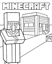 Printable minecraft castle coloring page. Pin On Remesla