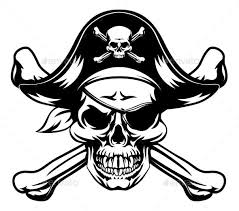 Before you begin drawing the skull make sure you leave enough space at the bottom of the page to be able to draw the skull with crossbones. Pirate Skull And Crossbones Pirate Skull Skulls Drawing Pirate Images