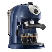 39cm / 15.3 (25cm / 9.8 without drop rod). Espressor Manual De Longhi Ec191cd 1100 W 15 Bari 1 L Dispozitiv Spumare Albastru Emag Ro
